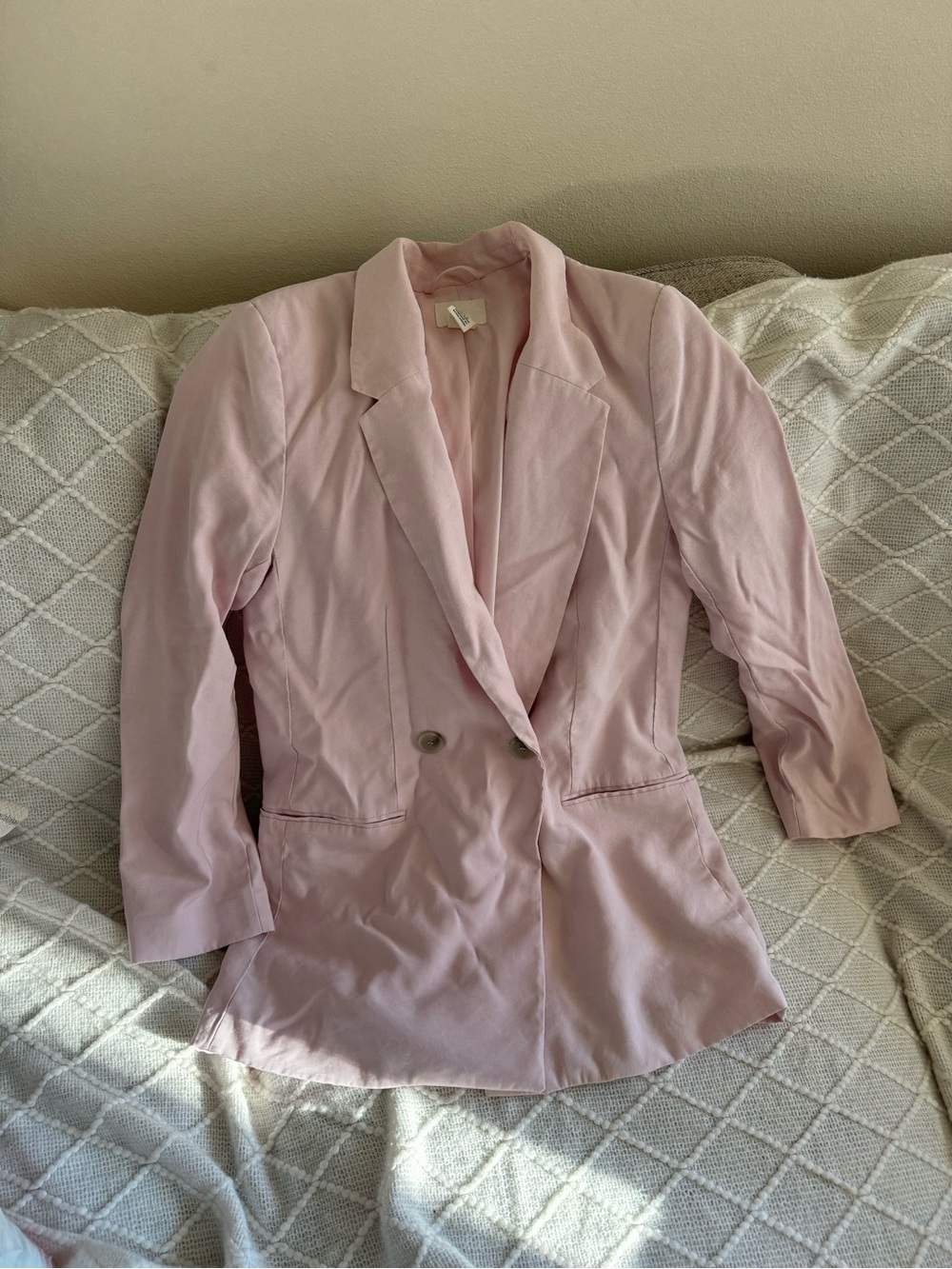 H&M Pale Pink Women's Blazer Jacket
